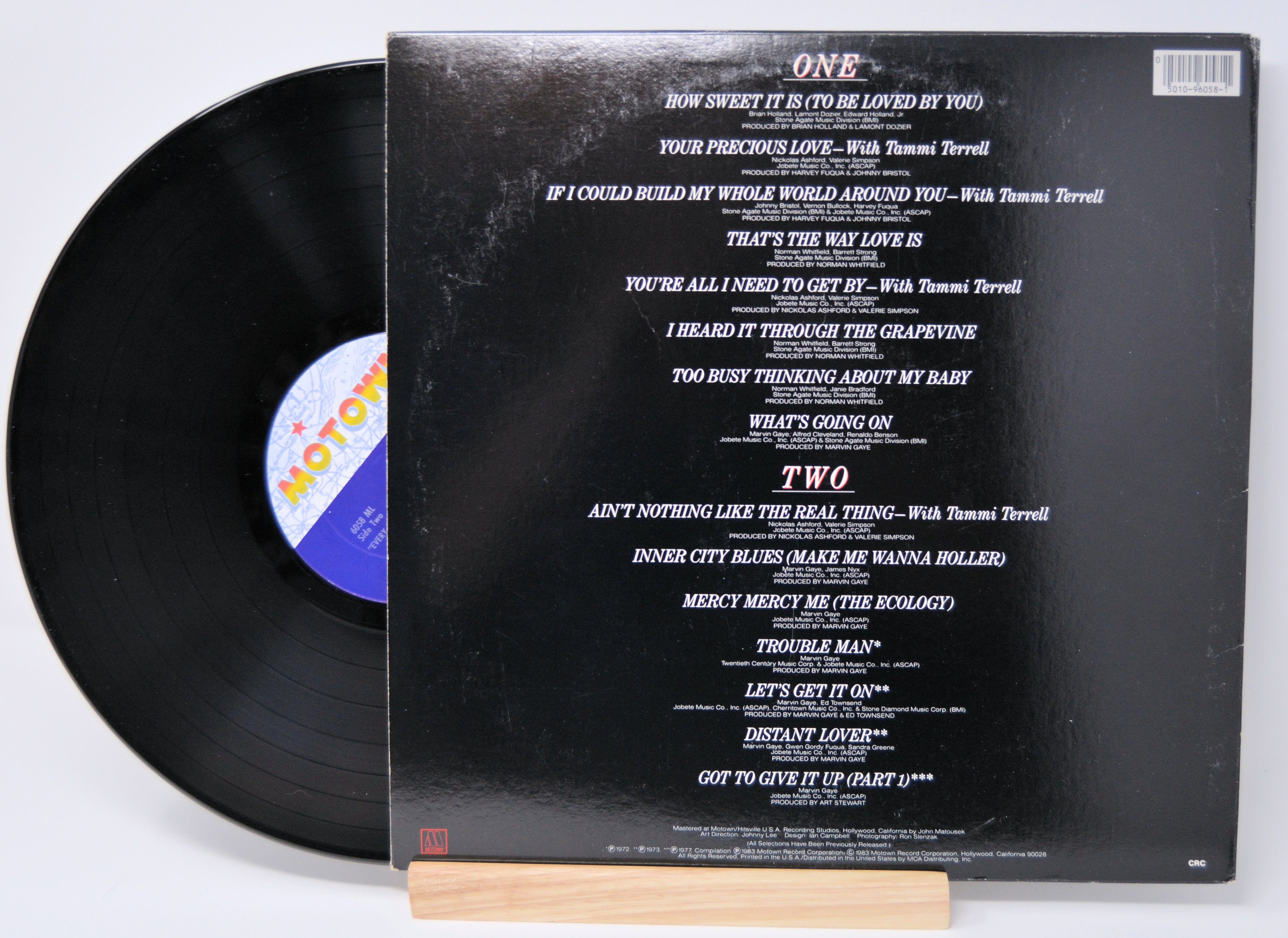 Marvin Gaye vinyl records, CDs
