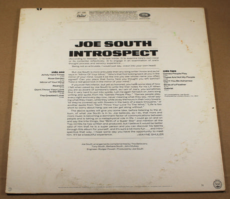 South, Joe - Introspect