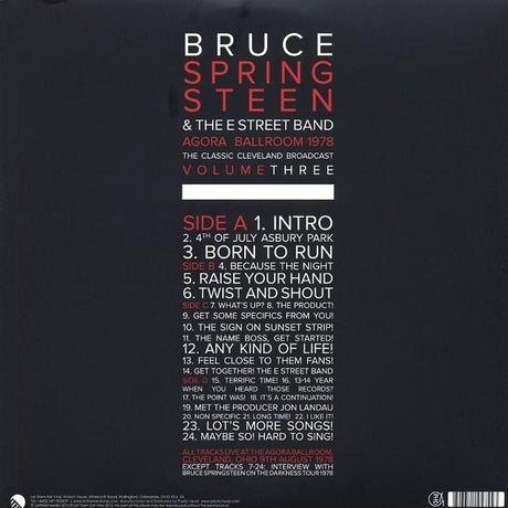 Springsteen, Bruce - Agora Ballroom Vol 3