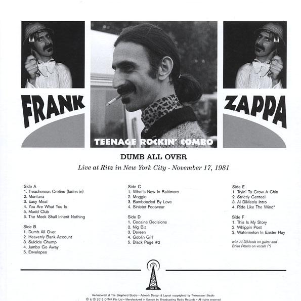 Zappa, Frank - Teenage Rockin Combo, Live 1981