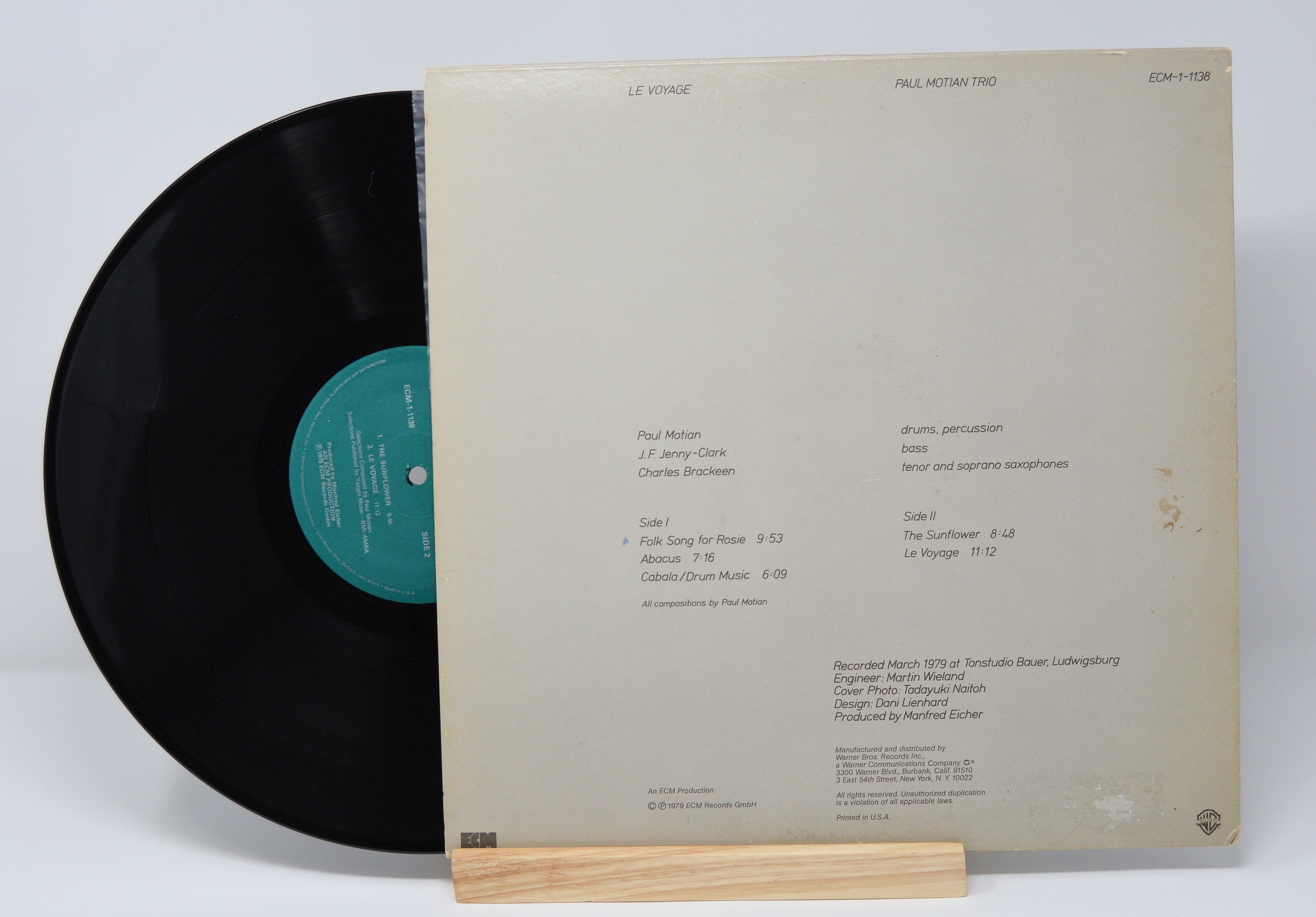 Motian, Paul Trio - Le Voyage, Vinyl Record Album Lp, Used – Joe's Albums