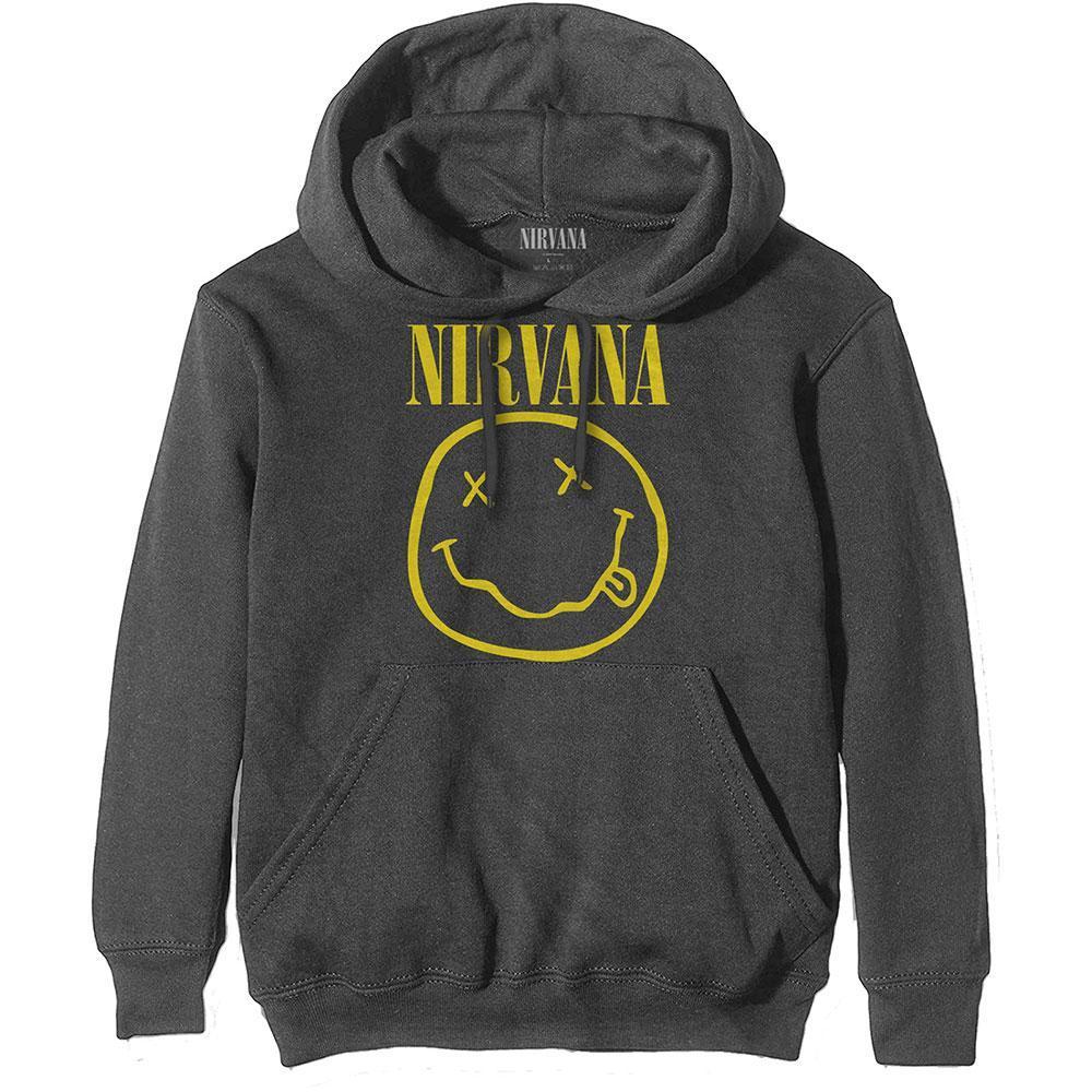 Nirvana - Smiley Hoodie (L)