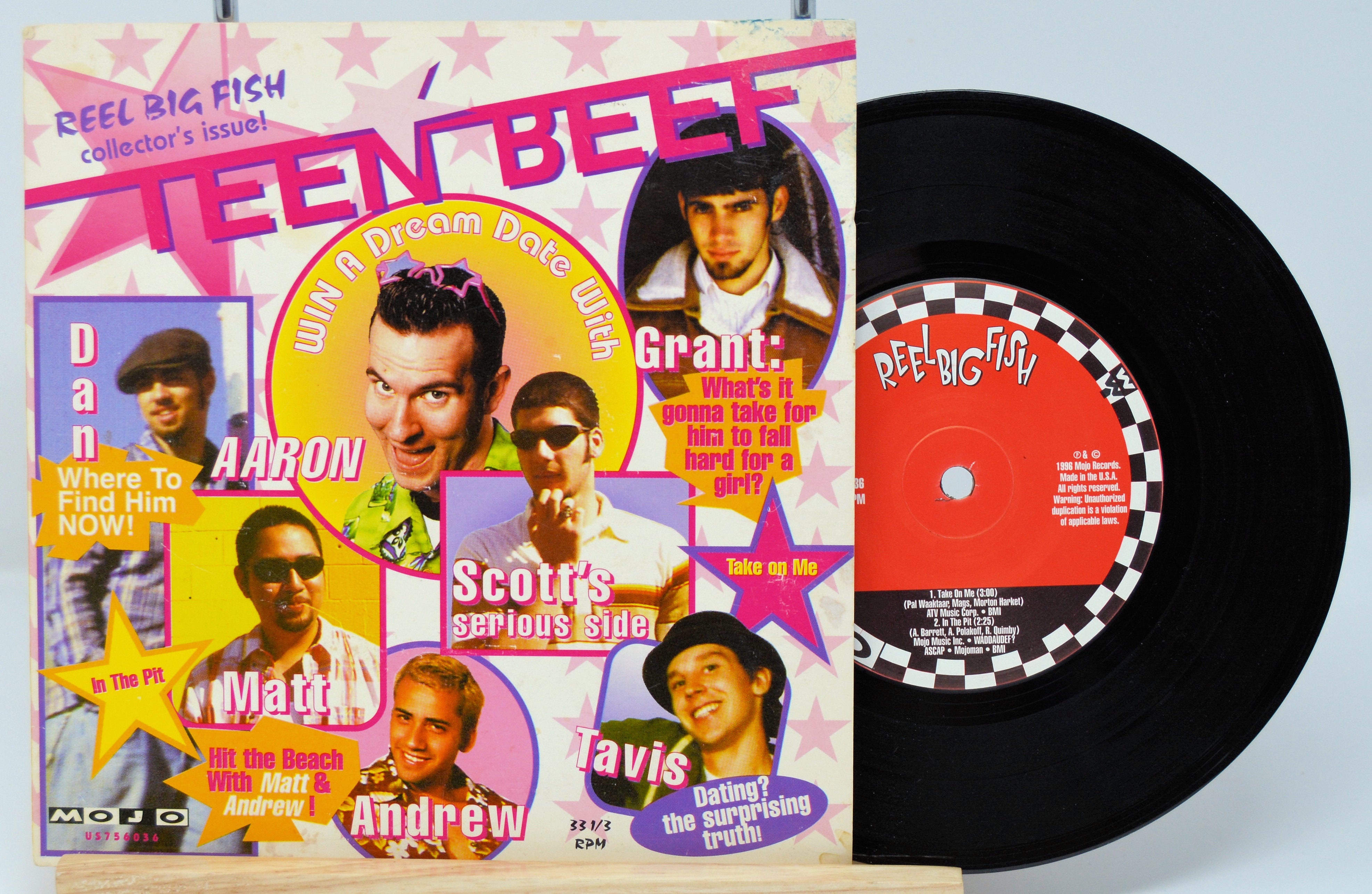 Reel Big Fish, Goldfinger - Teen Beef, Tiger Meat, Vinyl 7 Inch, 45RPM –  Joe's Albums