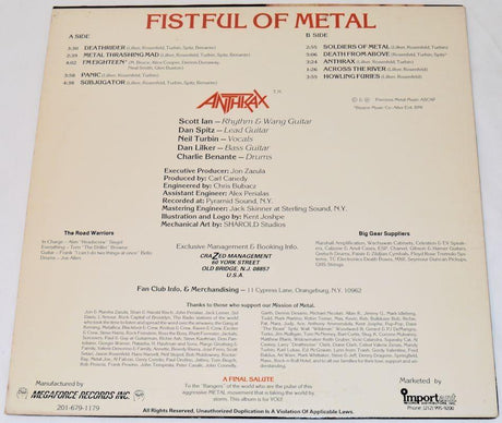 Anthrax - Fistful Of Metal