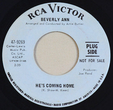 Beverly Ann – He's Coming Home