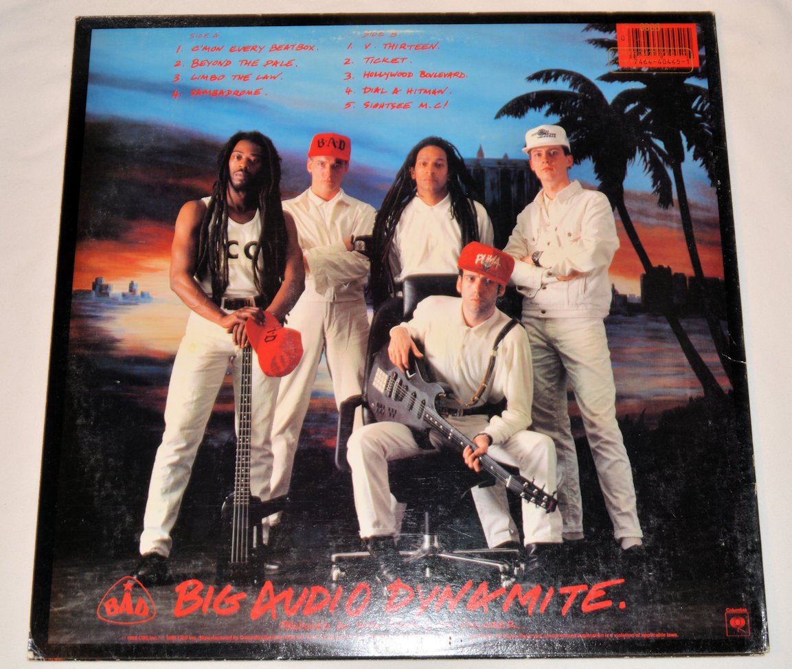 Big Audio Dynamite - No. 10 Upping St., Vinyl Record Album LP – Joe's ...