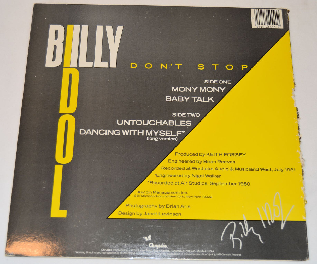 Idol, Billy - Don't Stop