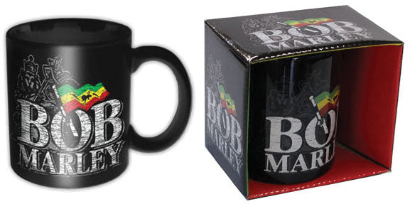 Marley, Bob - Distressed Logo Mug