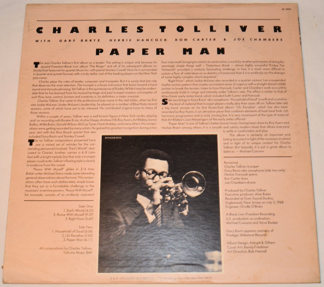 Tolliver, Charles - Paper Man