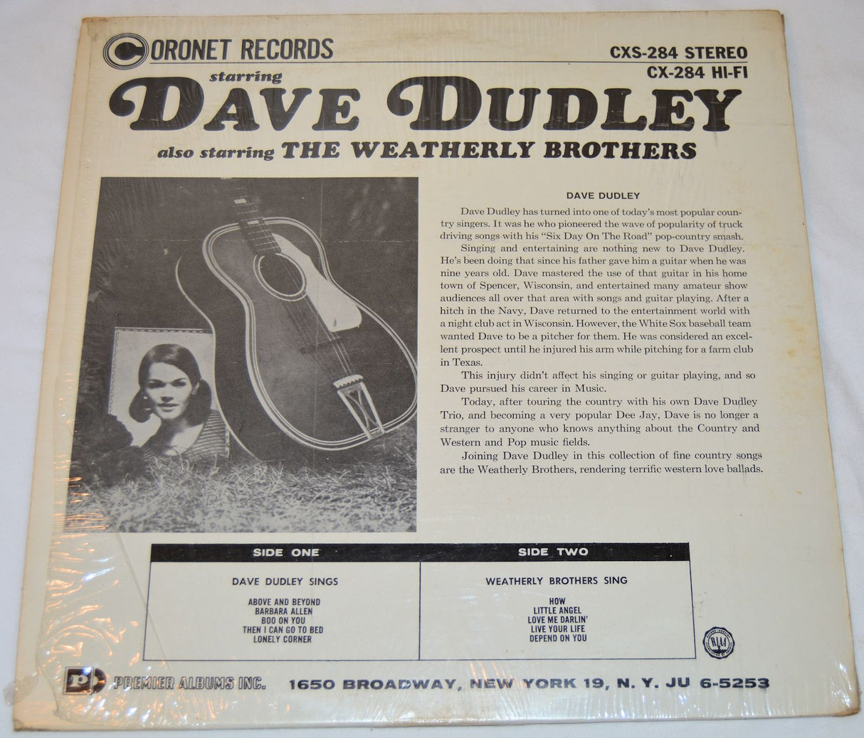 Dudley, Dave - Sings