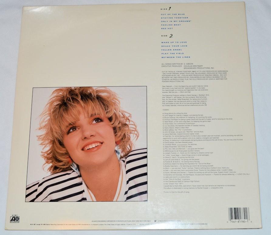 Gibson, Debbie - Out Of The Blue, Vinyl Record Album LP – Joe's Albums