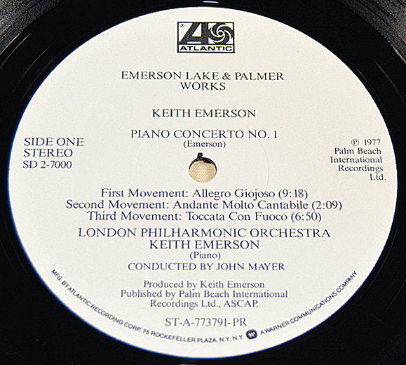 Emerson Lake & Palmer - Works