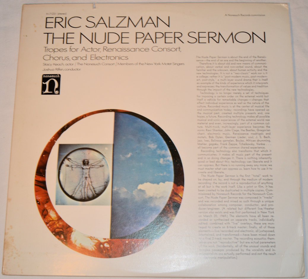 Salzman, Eric - Nude Paper Sermon