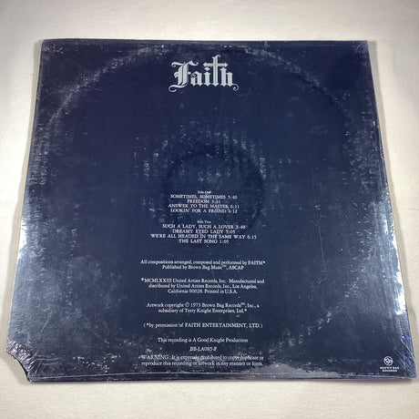 Faith - Faith