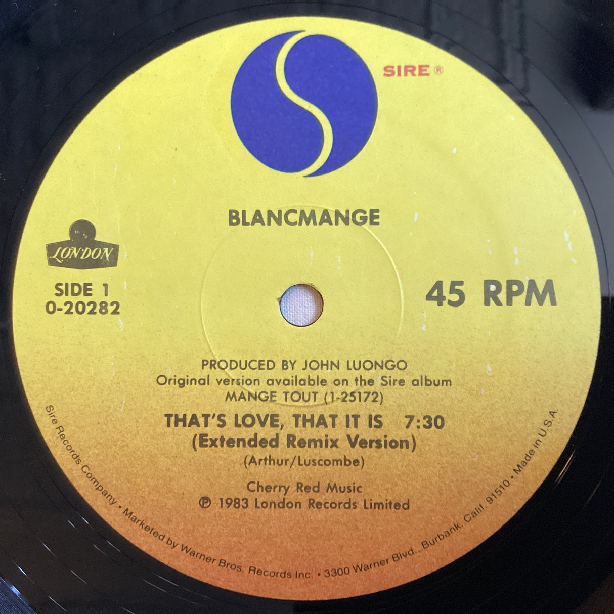 Blancmange - That's Love, That It Is