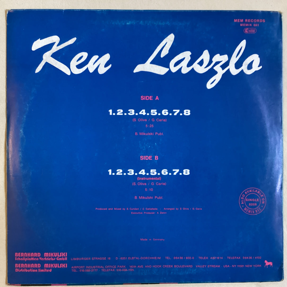 Laszlo, Ken - 1.2.3.4.5.6.7.8