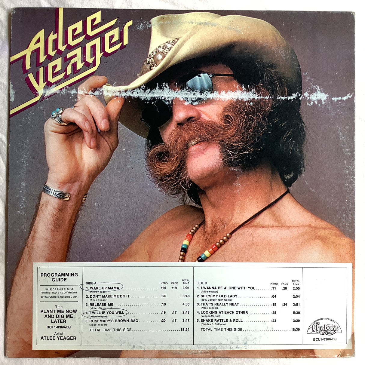 Yeager, Atlee - Plant Me Now & Dig Me Later