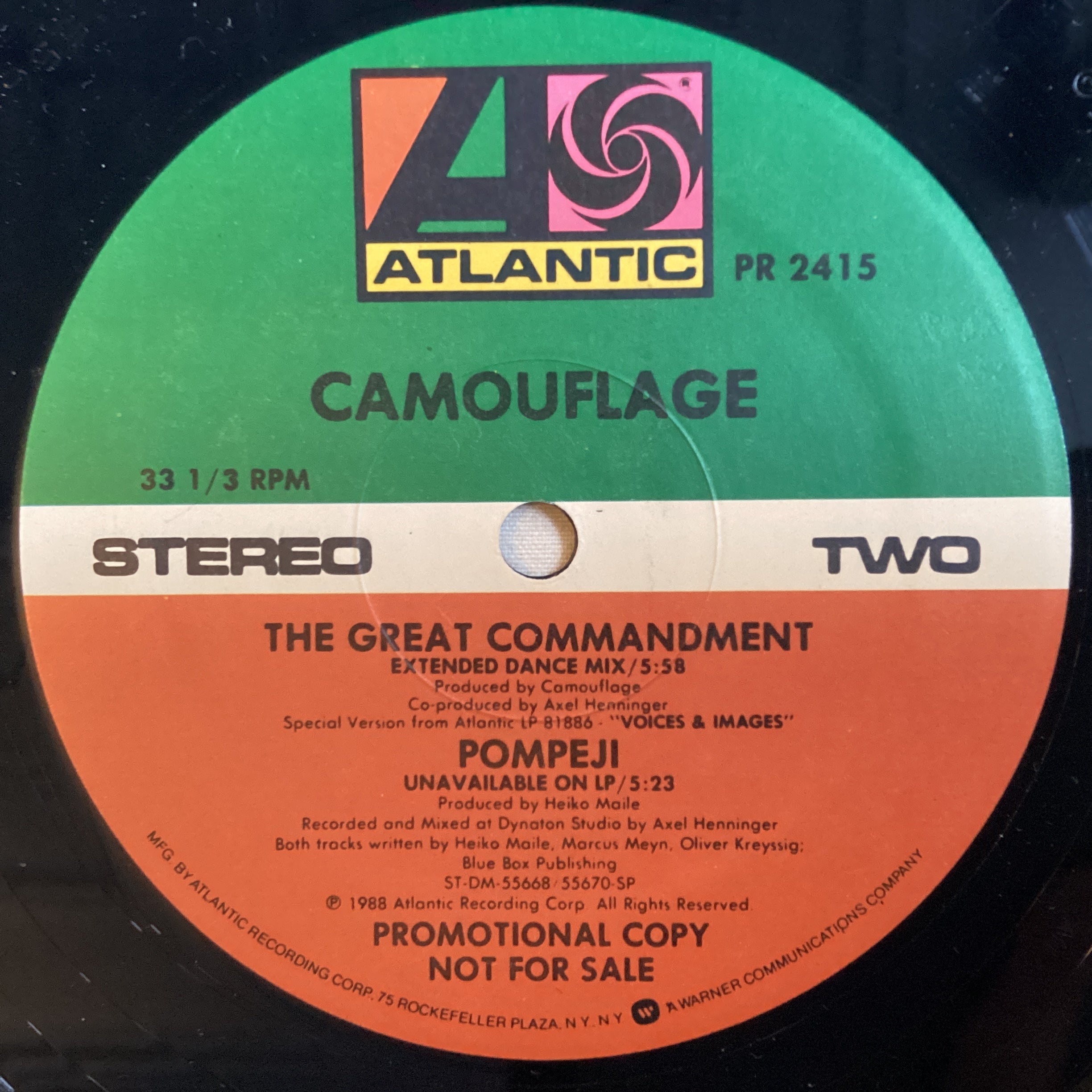 Camouflage - Great Commandment(PS)