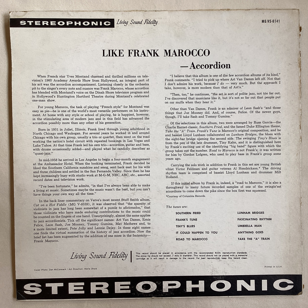 Marocco, Frank - Like Frank Marocco