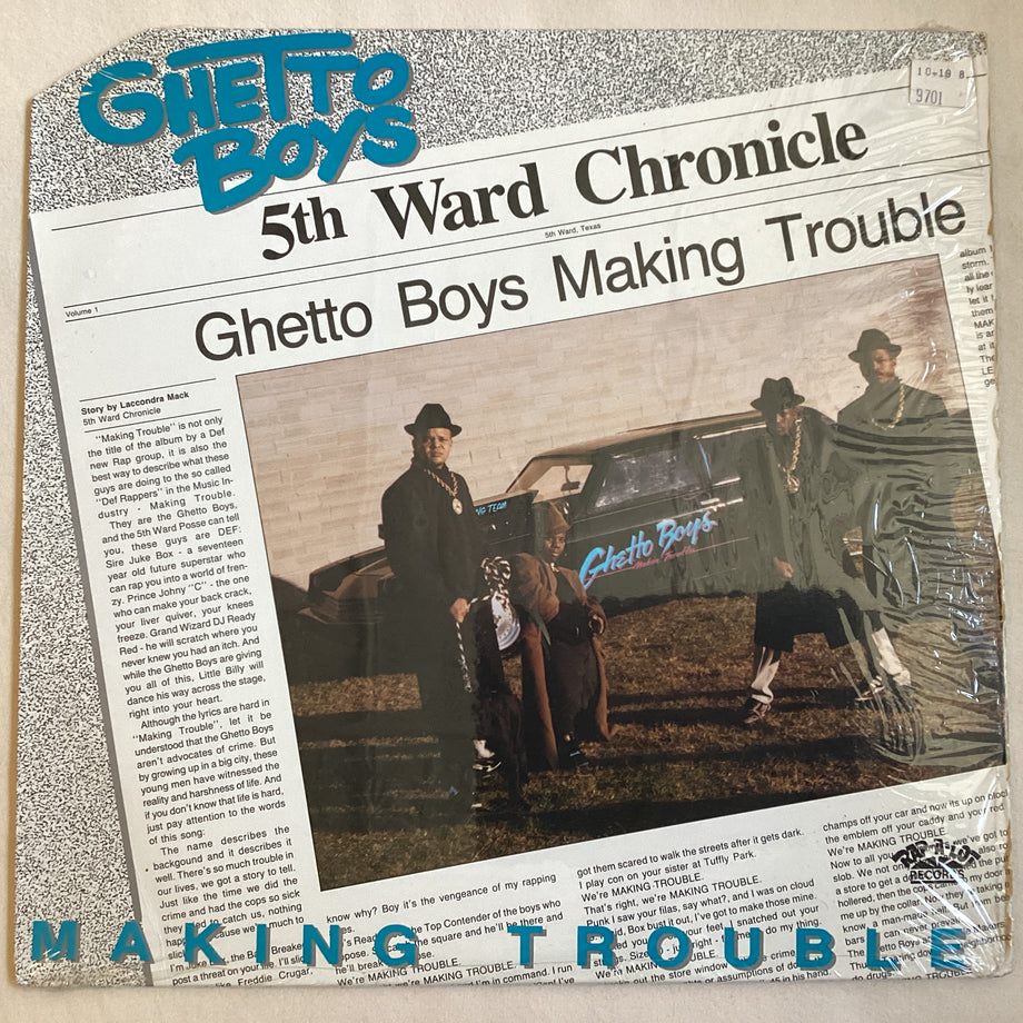 Ghetto Boys - Making Trouble, Vinyl Record Album LP, Used, Hip 
