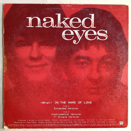 Naked Eyes - (What) In the Name of Love