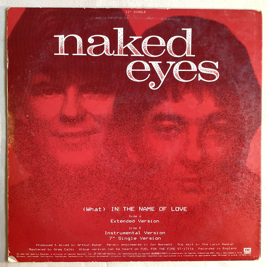 Naked Eyes : Naked Eyes (LP, Vinyl record album) -- Dusty Groove is  Chicago's Online Record Store