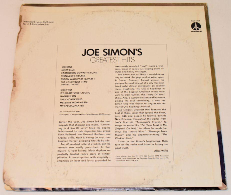 Simon, Joe - Greatest Hits