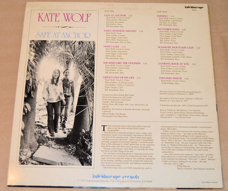 Wolf, Kate - Safe At Anchor