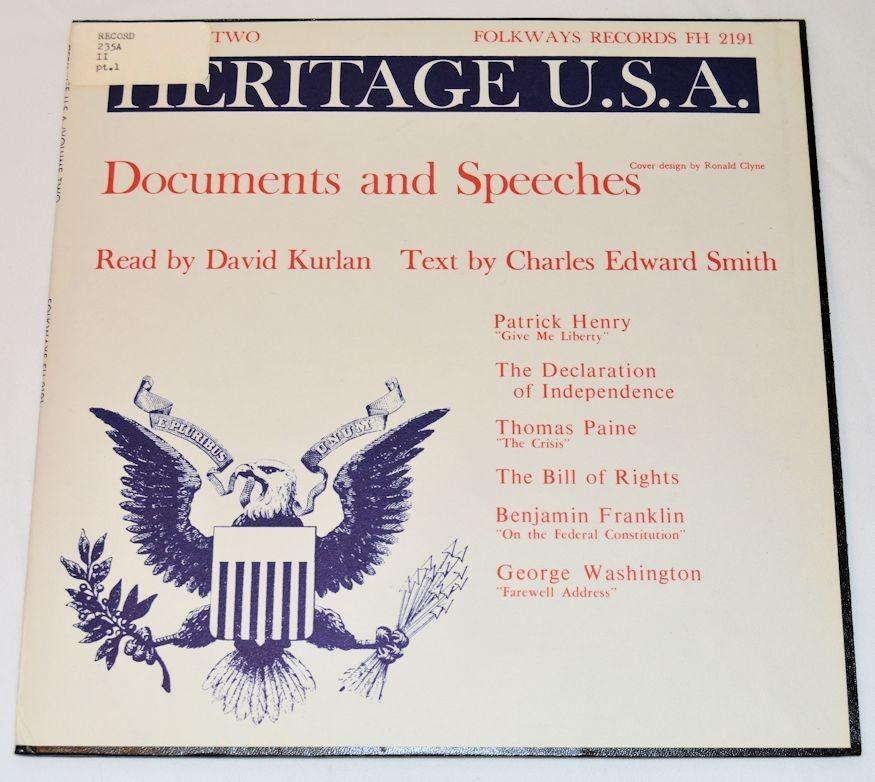 Kurlan, David - Heritage U.S.A. - Docs. & Speeches