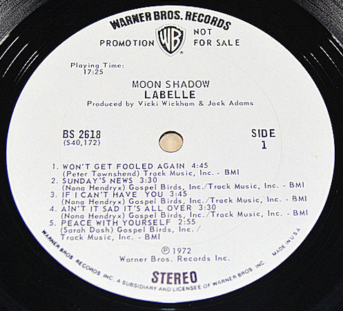 Labelle - Moon Shadow