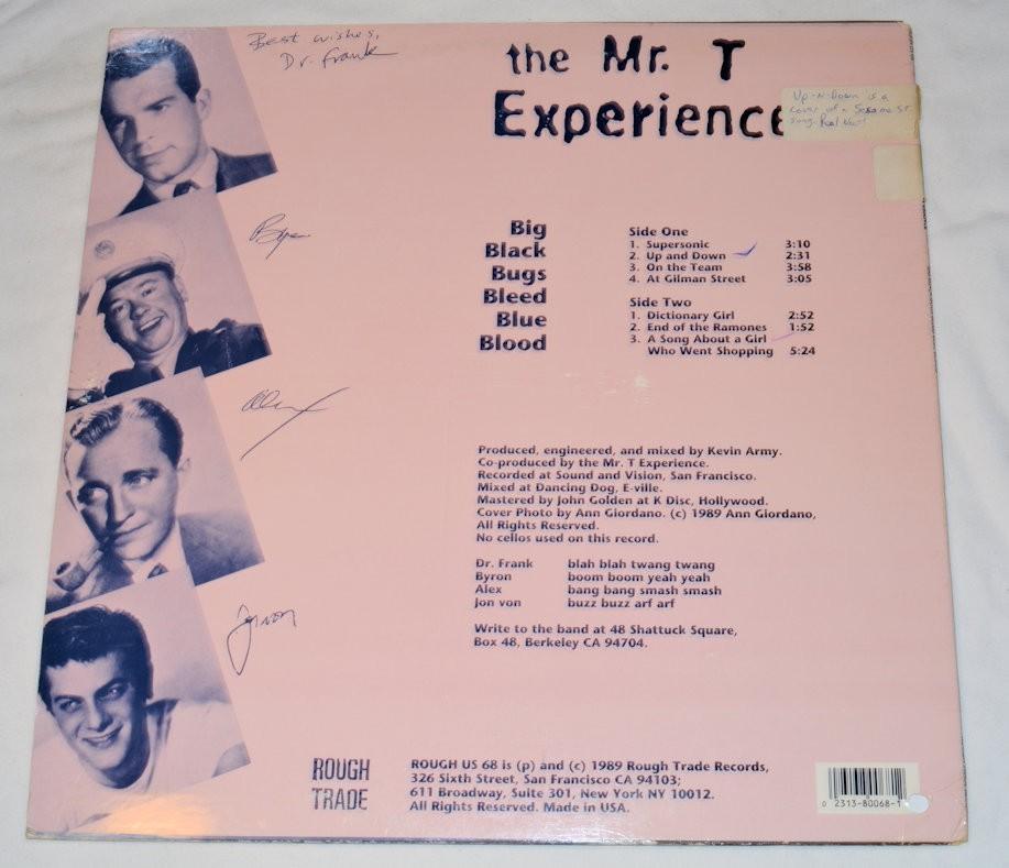 Mr T Experience - Big Black Bugs Bleed Blue Blood